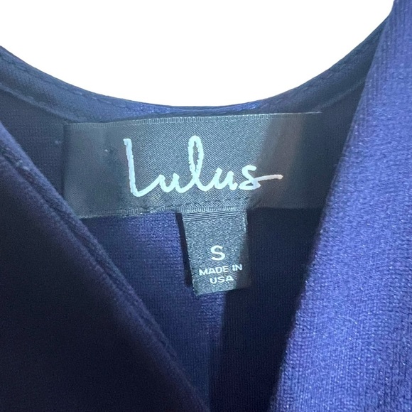 Lulus Navy Sleeveless Skater Dress + Built-in Skort • Size S • Flirty + Fun - Picture 7 of 7